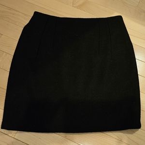 EUC A line wool black skirt Made in Korea
